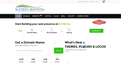Desktop Screenshot of matrix-hosting.net